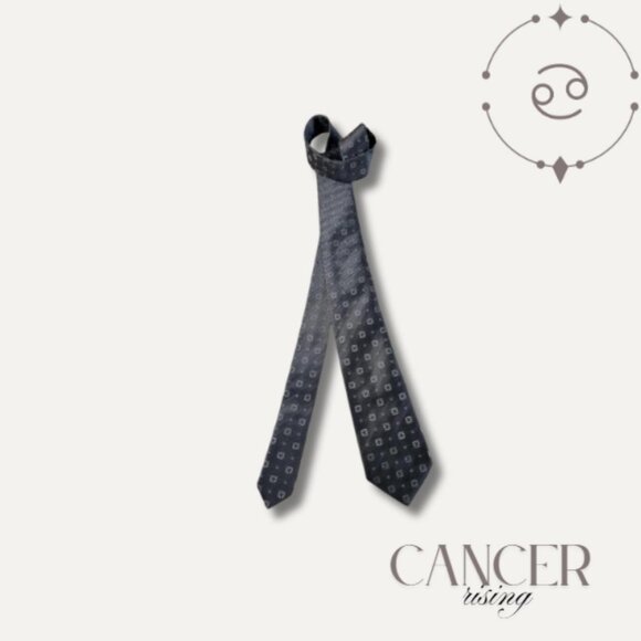 Scappino Silk Blend Men's Tie with Grid Pattern - Picture 1 of 2